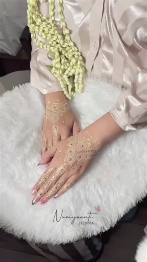 Nude Henna Art for Wedding: Kirana's Beautiful Day