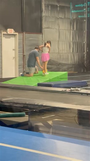 1K views · 43 reactions | Hogan is such fun! Watching her today learning how to do her backhand spring was priceless #granddaughter #backhandspring | Younique by Melissa | Facebook