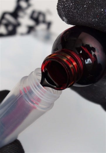 wanted to see what would happen if I added a little black to Devastator Machine red. I was aiming for a deeper red, but it landed closer to black with red streaks running through it. At first I wasn’t sold, but the more I looked at it, the more it grew on me. The depth and subtle red hits feel unique—definitely not something you see often. Roughly 80% red, 20% black.