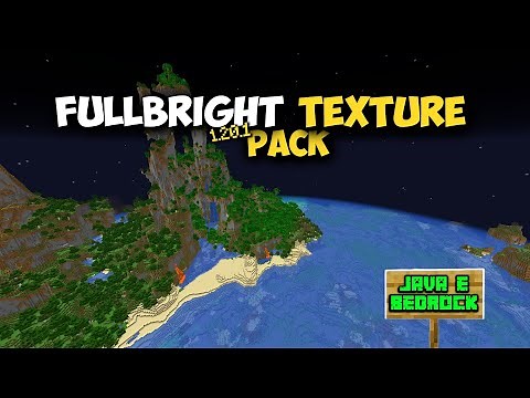Download Fullbright Texture Pack 1.20/1.20.1 Java e Bedrock Textura de Brilho 100%