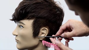 240K views · 2.4K reactions | Learn how to cut a textured Mens Haircut Step by Step | Free Salon Education | Facebook