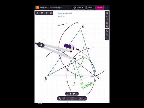 Construction of Incircle