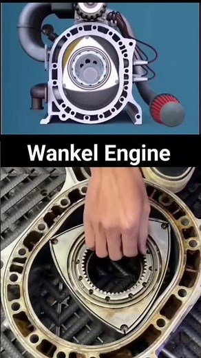 Wankel Engine Explained | How Rotary Engines Work in Slow Motion | Engineering Marvel #automobile