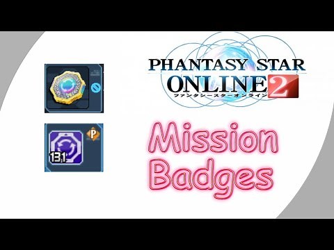 【PSO2】 Mission Badges Explained