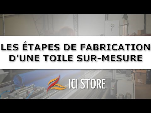 ici-store.com : fabrication d'une toile de store banne sur mesure DICKSON