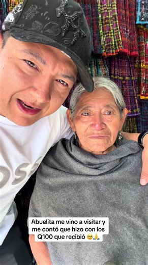 Abuelita comparte qué hizo con los Q100 recibidos