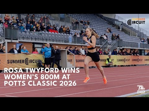 Rosa Twyford Kicks Down Women's 800m| 2026 Potts Classic | Summer Circuit