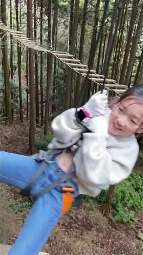【美咲ちゃん】箱根フォレストアドベンチャー #アスレチック #フォレストアドベンチャー #アウトドア #フィッシュズと共演したい