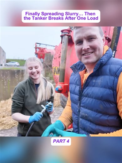 Spreading Slurry: Tanker Breakdown After First Load