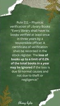 Stock Verification Rules