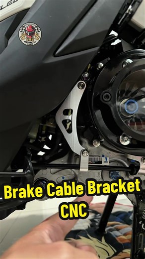 CNC Brake Cable Bracket for Honda Click 125/150 High Quality Aluminum Alloy Material #bracket #motorcycleparts #motorcyclepartsandaccessories #motorparts #motorcycle