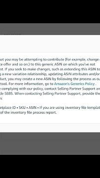 Solving Generic Error on Amazon Listing | Step-by-Step Guide