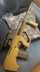 STEYR AUG A3 M1 with Vortex Spitfire AR prism red dot and Micro 3X Magnifier