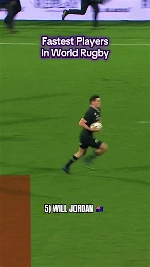 Top 5 Fastest Players in Rugby
