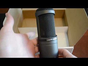 Audio-Technica AT2020 Microphone Unboxing