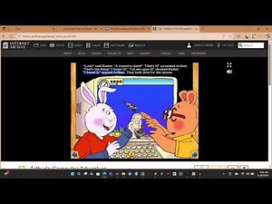 Arthur's Computer Adventure GamePlay (Read To Me Mode Revisit)