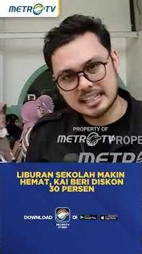 Liburan Sekolah Makin Hemat, KAI Beri Diskon 30 Persen #shorts