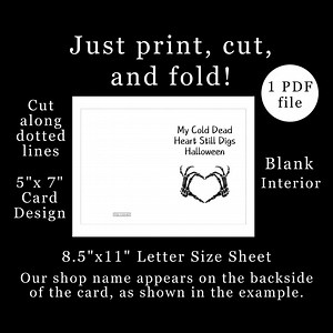 Funny Halloween Card|funny Skeleton Card|printable Halloween Card|digital Download|black and White Halloween Card|skeleton Joke Card - Etsy Australia