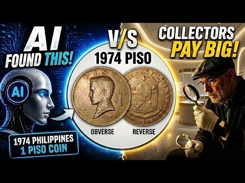 🔥 Don't Believe AI🔥 ! 😱Most Valuable Coin😱! 1974 Philippines 1 Piso Coin