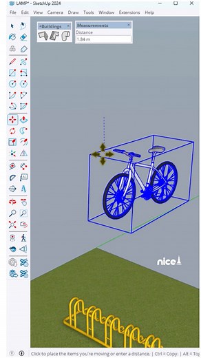 The quickest way to design a Bicycle parking stand outdoor in SketchUp using the SketchPlus plugin————#sketchup #design #foryou #nicetower #craft #architecture #landscape #viral #videoviral #Fyp #sketchup3d #light #bicycle #bicycleparkingstand #tiktok #parking #reels #réel | Nice Tower