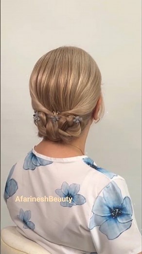 How to Create an Elegant Updo with Just a Braid 💖 No Skills Needed