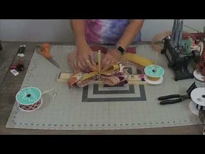 Fall Bow Made With Raffia