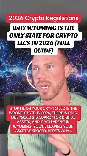 WHY WYOMING IS THE ONLY STATE FOR CRYPTO LLCS IN 2026 (FULL GUIDE)