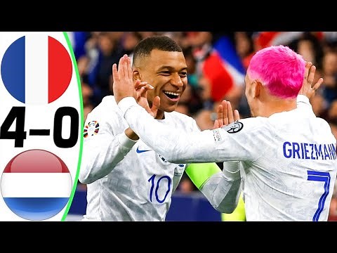 France vs Netherlands 4-0 - Goals & Highlights 24/03/2023 🔥 Mbappe & Griezmann SHOW