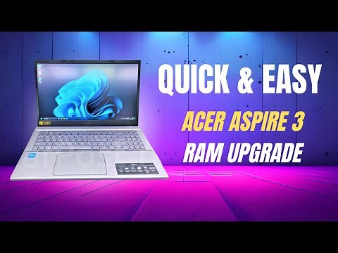 Quick and Easy RAM Upgrade: Acer Aspire 3(A315-59-57WY) | Model No. N22C6
