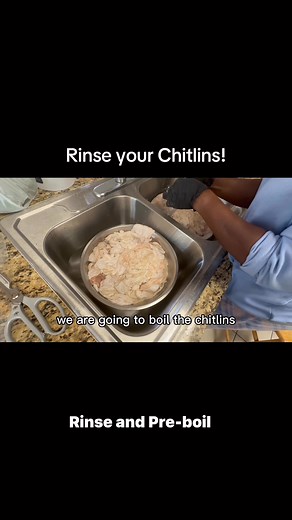 278 reactions · 19 shares | I Rinse my Chitlins several times until the water they are in is clear. Then pre-boil for 10-15 minutes and rinse thoroughly again before proceeding to cook and season. #chitlins #chitterlings #nannascornerselfcare #nannascorner #viralreelsシ | Donna DoesLife | Facebook