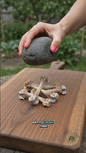 What Happens When Chicken Bones Go Into Your Garden Instead of the Trash #garden #chicken #gardening