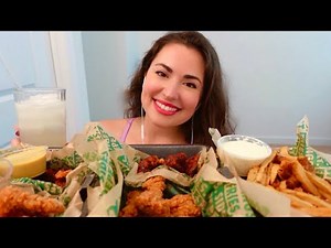 Wingstop Mukbang ASMR (no talking)
