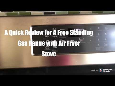 A Quick Review Of GE STOVE OVEN With AIR FRYER