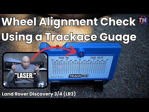 Trackace DIY Wheel Alignment Check Land Rover Discovery 3 (LR3) | 4K Hi-Res