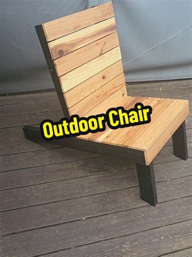 Outdoor Chair DIY: Build with 2x4s & Cedar Fence Pickets