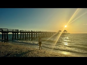 Robb’s Wednesday Evening Sunset Beach Walk at the Naples Pier in North Naples, FL | October 22, 2025