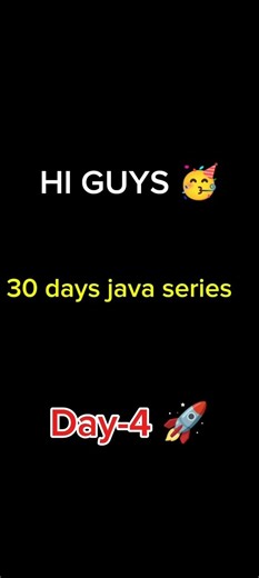 Day-4 #java tutorial telugu #java for beginners #java full courselearn # java tutorial #java #viral