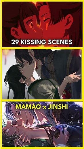 🫦 29 kissing scenes of Mamao x Jinshi #theapothecarydiaries #jinshi #maomao #jinshi