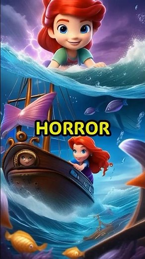 The Little Mermaid | Ariel Saves Prince Eric🫣? #thelittlemermaid #fairytale #storytime