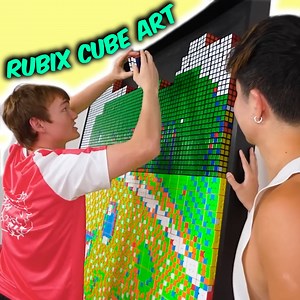 13K views · 454 reactions | Who Can Make The Best Art Out Of RUBIX CUBES?  | ZHC | Facebook