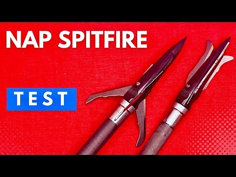 NAP SPITFIRE 100 gr Broadhead Test