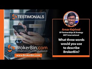 BrokerBin Testimonial - MET International