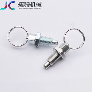 [Hot Item] Stainless Steel Threaded Dowel Pin Galvanized Knob Plunger Spring Latch Fastener-Fitting