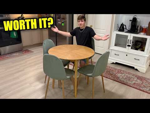 Small Round Dining Table Set for 4 (Space Saving Review)