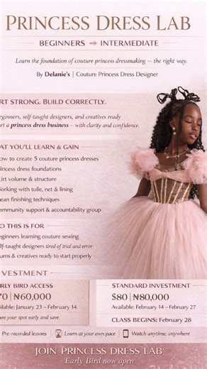 Delanie’s Princess Dresses | Ball Gowns | Couture | If you’re still using five or six layers of tulle and your ball gowns still look flat, this is for you. Fullness is not about adding more... | Instagram