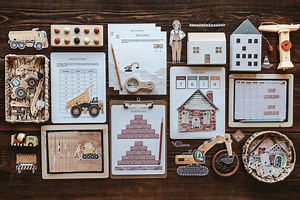 Construction Vehicles Math Unit: Preschool Kindergarten Learning (digital Download) - Etsy