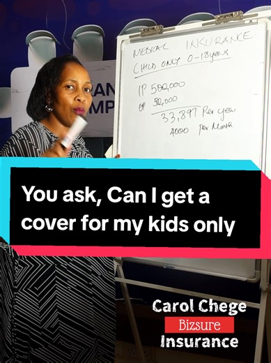 You ask, Can I get a cover for my kids only. @Bizsure Insurance Broker...
