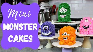 24K views · 786 reactions | These mini monster cakes are simply adorable, and would make the perfect smash cake! They're made by stacking deliciously moist vanilla cupcakes with homemade buttercream frosting!! The recipe and a list of the frosting tips used can be found here: https://chelsweets.com/2019/10/14/monster-cakes/ | Chelsweets | Facebook