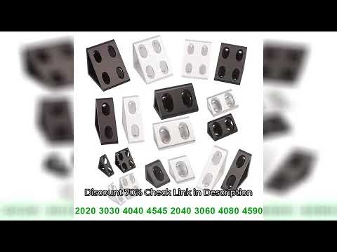 4Pcs/Lot Aluminum Profile Right Angle Triangle Block Triangle Connector Bracket for 2020 3030 4040 4