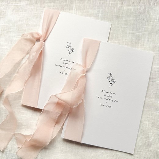 Wedding Letter to My Groom, Bride, Bridesmaid on My Wedding Day, Maid of Honour, Groomsman, Parents, Mum, Dad, Grandparents, Wedding Morning - Etsy